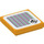 LEGO Orange clair brillant Tuile 2 x 2 avec Super Mario Scanner Code - Gift Boîte avec rainure (3068 / 102614)