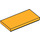 LEGO Orange clair brillant Tuile 2 x 4 (87079)