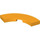 LEGO Orange clair brillant Tuile 3 x 3 Incurvé Coin (79393)