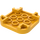 LEGO Bright Light Orange Tile 4 x 4 x 0.7 Rounded (68869)