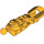 LEGO Arancione chiaro brillante Toa Upper Gamba / Knee Armatura con Palla Joints (53548)