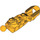 LEGO Helder Lichtoranje Toa Upper Been / Knee Armor met Bal Joints (53548)