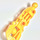 LEGO Helder Lichtoranje Toa Upper Been / Knee Armor met Bal Joints (53548)