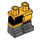 LEGO Bright Light Orange Tournament Knight Minifigure Hips and Legs (3815 / 68027)