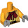 LEGO Orange clair brillant Velma Staplebot Minifig Torse (973 / 88585)