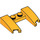 LEGO Helles Licht Orange Keil 3 x 4 x 0.7 mit Ausgeschnitten (11291 / 31584)