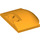 LEGO Bright Light Orange Wedge 3 x 4 x 0.7 with Recess (93604)
