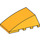 LEGO Helles Licht Orange Keil 4 x 4 Verdreifachen Gebogen ohne Bolzen (47753)