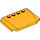 LEGO Orange clair brillant Coin 4 x 6 Incurvé (52031)