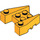 LEGO Bright Light Orange Wedge Brick 3 x 4 with Stud Notches (50373)