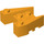 LEGO Orange clair brillant Coin Brique 3 x 4 avec des encoches pour tenons (50373)