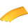 LEGO Orange clair brillant Coin Incurvé 3 x 8 x 2 La gauche (41750 / 42020)