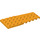 LEGO Orange clair brillant Coin assiette 4 x 9 Aile avec des encoches pour tenons (14181)