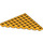 LEGO Helder Lichtoranje Wig Plaat 8 x 8 Hoek (30504)