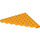 LEGO Helder Lichtoranje Wig Plaat 8 x 8 Hoek (30504)