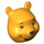 LEGO Bright Light Orange Winnie the Pooh Head (77313)