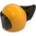 LEGO Leuchtendes helles Orange Wolverine Maske mit Schwarz Pointed Seiten (17117 / 104639)