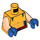 LEGO Helles Licht Orange Wolverine Minifig Torso (973 / 76382)