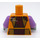 LEGO Leuchtendes helles Orange Zeb Orrelios Minifigur Torso (973 / 76382)