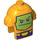 LEGO Bright Light Orange Zola Head (106857)
