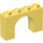 LEGO Helder Lichtgeel Boog 1 x 4 x 2 (6182)