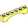 LEGO Bright Light Yellow Arch 1 x 6 Raised Bow (92950)