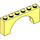 LEGO Bright Light Yellow Arch 1 x 6 x 2 Medium Thickness Top (15254)