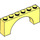 LEGO Bright Light Yellow Arch 1 x 6 x 2 Medium Thickness Top (15254)