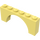 LEGO Klar Ljusgul Båge 1 x 6 x 2 Tunn topp utan förstärkt undersida (12939)