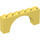 LEGO Bright Light Yellow Arch 1 x 6 x 2 Thin Top without Reinforced Underside (12939)
