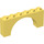 LEGO Giallo chiaro brillante Arco 1 x 6 x 2 Superficie superiore sottile senza rinforzo inferiore (12939)