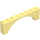 LEGO Lysegul Hvælving 1 x 8 x 2 Hævet, tynd top uden forstærket underside (16577 / 40296)