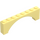 LEGO Lysegul Hvælving 1 x 8 x 2 Hævet, tynd top uden forstærket underside (16577 / 40296)