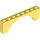 LEGO Bright Light Yellow Arch 1 x 8 x 2 Raised, Thin Top without Reinforced Underside (16577 / 40296)