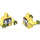 LEGO Bright Light Yellow Bossk Minifig Torso (973 / 76382)