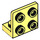 LEGO Jaune clair brillant Support 1 x 2 - 2 x 2 En haut (99207)