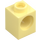 LEGO Bright Light Yellow Brick 1 x 1 with Hole (6541)