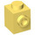 LEGO Jaune clair brillant Brique 1 x 1 avec Stud sur Une Côté (87087)