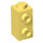 LEGO Helder Lichtgeel Steen 1 x 1 x 1.6 met Twee Studs aan de zijkant (32952)
