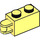 LEGO Bright Light Yellow Brick 1 x 2 with Hinge Shaft (Flush Shaft) (34816)