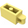LEGO Jaune clair brillant Brique 1 x 2 avec Charnière Shaft (Arbre affleurant) (34816)