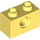 LEGO Bright Light Yellow Brick 1 x 2 with Hole (3700)