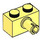 LEGO Jaune clair brillant Brique 1 x 2 avec Épingle avec porte-goujon inférieur (44865)