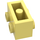 LEGO Jaune clair brillant Brique 1 x 2 avec Goujons sur Côtés opposés (52107)