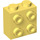LEGO Jaune clair brillant Brique 1 x 2 x 1.6 avec Goujons sur Une Côté (1939 / 22885)