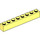 LEGO Amarillo claro brillante Ladrillo 1 x 8 (3008)