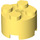 LEGO Jaune clair brillant Brique 2 x 2 Rond (3941 / 6143)