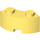 LEGO Jaune clair brillant Brique 2 x 2 Rond Coin avec encoche de tenons et dessous renforcé (85080)