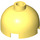 LEGO Bright Light Yellow Brick 2 x 2 Round with Dome Top (Hollow Stud, Axle Holder) (3262 / 30367)
