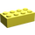 LEGO Helder Lichtgeel Steen 2 x 4 (3001 / 72841)
